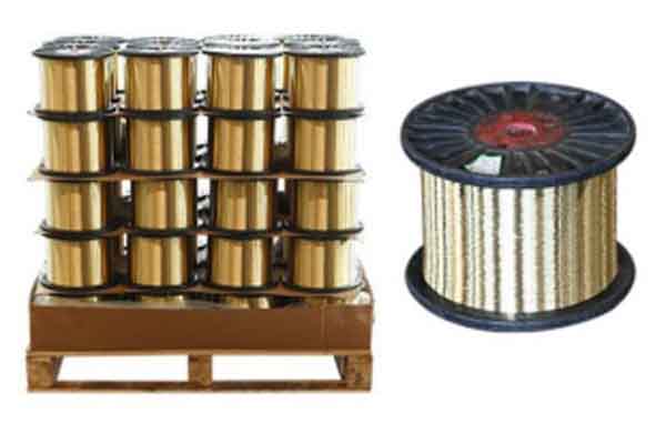 Brass coated steel wire