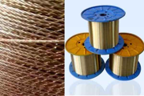 Brass coated steel wire